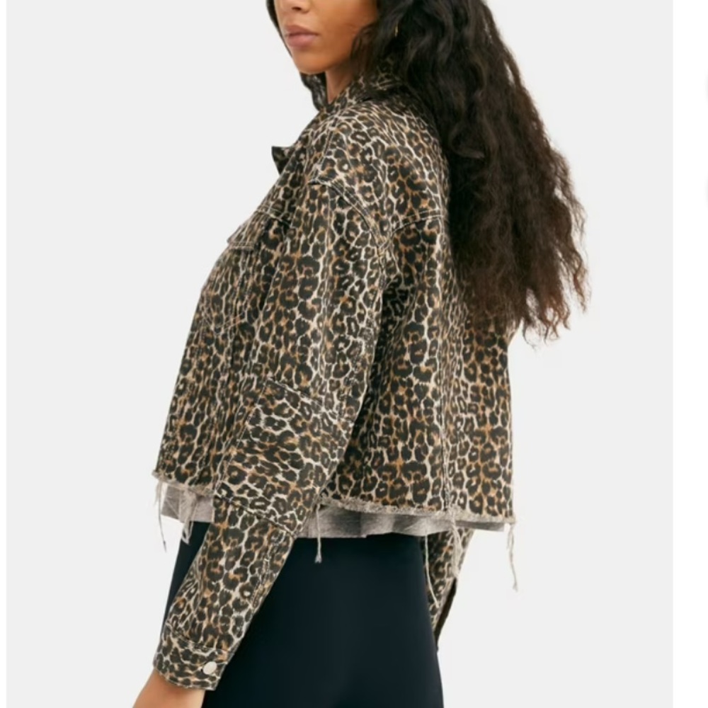 Free People leopard jacket, size small - Picture 2 of 14